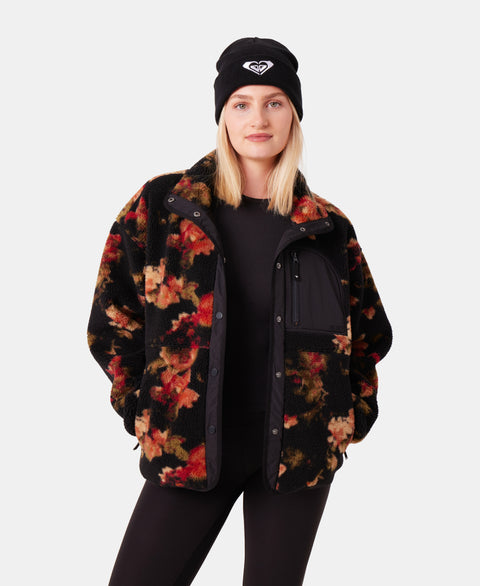 Axel Bonded Sherpa Jacket - Rose Garden - Roxy
