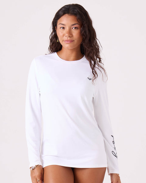 Surf City Warm Shirt Rashguard - Bright White - Roxy