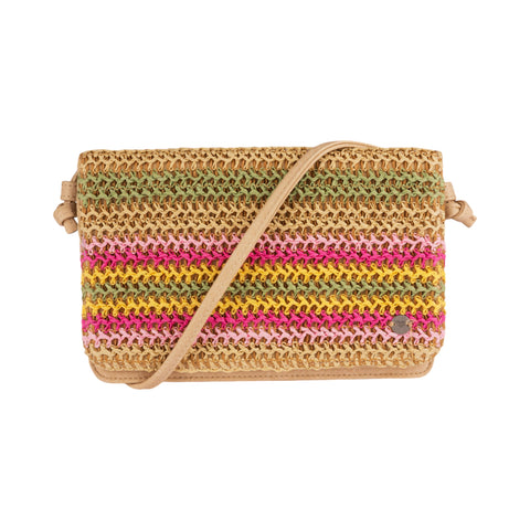 Coco Pearl Crossbody Bag - Natural - Roxy