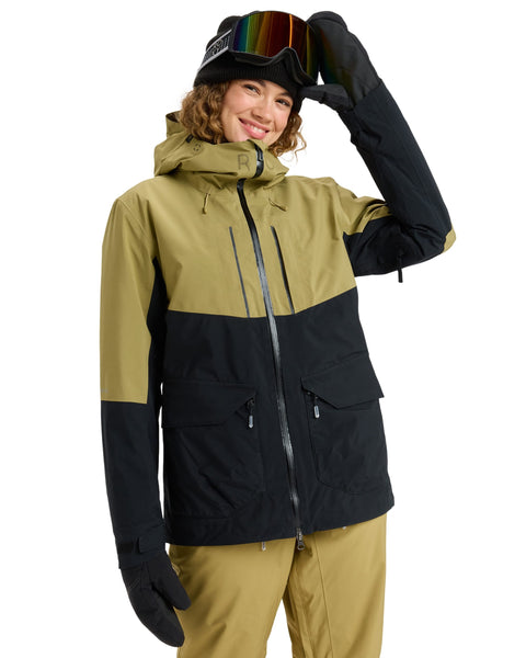 Gore-Tex Stretch Purelines Jacket - True Black/Fennel Seed - Roxy