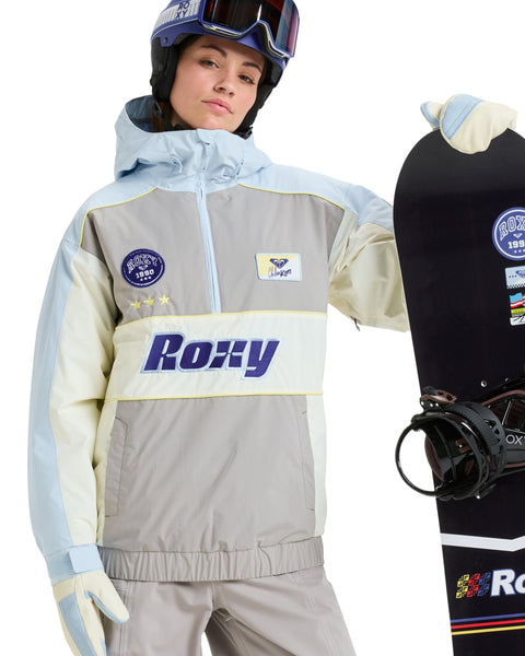 Chloe Kim Overhead Jacket - Ash - Roxy