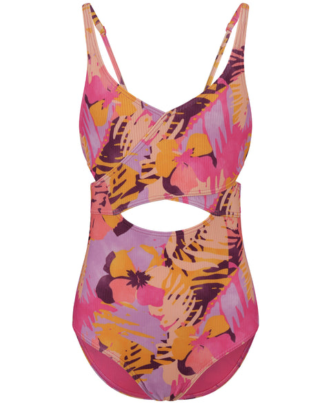 Girls' Beach Bliss One Piece - Carmine Rose - Roxy